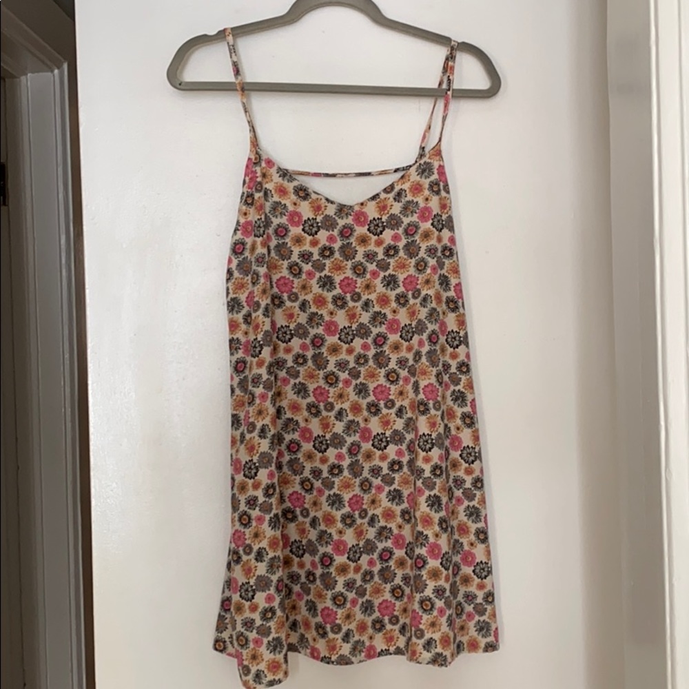 Floral sun dress, size medium